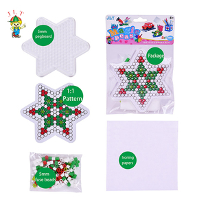 Vendita calda giocattoli educativi per bambini stiratura fusibile perline colori Hama Beads 5 mm Perler Beads For Children - Product Image 4