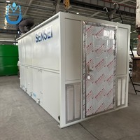 Station d'épuration préfabriquée et emballée, système MBR 50 m³/jour pour l'équipement de traitement de la teinture et de l'impression textile