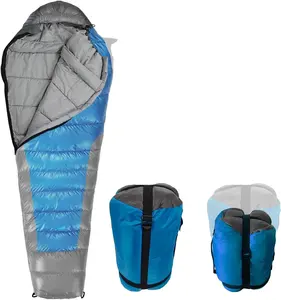 Outdoor Duck Down Sleeping Bags Mummy Shape for Camping Trip for Adult/Customized Size and Color