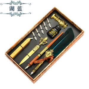 <span class=keywords><strong>Plume</strong></span> à encre rouge antique, <span class=keywords><strong>plume</strong></span> à <span class=keywords><strong>calligraphie</strong></span>, <span class=keywords><strong>plume</strong></span> à tremper avec outil pour ouvrir les enveloppes, papier à lettres pour <span class=keywords><strong>calligraphie</strong></span> - Product Image 4