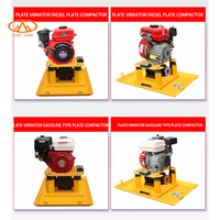 Compacteur de sol manuel mini essence/électrique/diesel 30KN, compacteur de plaques petit et économe en énergie