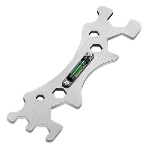 Llave de instalación para cabezal de ducha, 150 mm, doble extremo, hexagonal, métrica, de acero, con burbuja de nivelación, para fontaneros y electricistas - Product Image 5