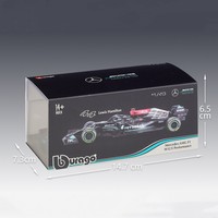 Haute qualité 1:43 2021 F1 AMG W12E #77 Bottas avec casque alliage métal voiture jouet Simulation voiture modèle pour la décoration