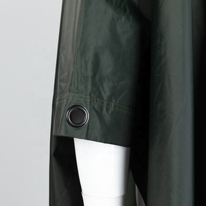 थोक पुन: प्रयोज्य काले हरे, पीले स्टाइलिश पुरुषों पोंचो बारिश गियर गोल्फ कस्टम मोटी लंबे रेनकोट पोंचो 210 टी के लिए वयस्क - Product Image 4