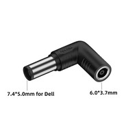 Adaptateur d'alimentation pour ordinateur portable, connecteur 240W DC Jack 6.0*3.7mm femelle vers prise mâle universelle, convertisseur pour ordinateur portable Lenovo Hp Dell Asus