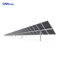 Système de montage solaire Follow Sun 1mw 10mw système de suivi plat à axe unique pour panneau solaire
