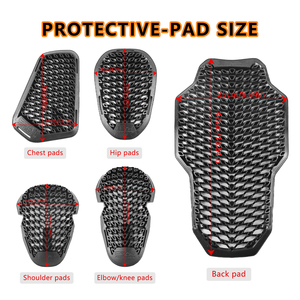 Black CE Level 2 Motorcycle Body Protection Pad Universal Motocross Racing Safety Insert Armor Back Elbow and <strong>Knee</strong> <strong>Protector</strong> - Product Image 3