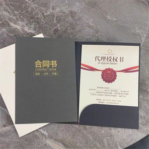 Chất lượng cao giấy trình bày thư mục với kinh doanh trình bày tập tin thư mục với túi - Product Image 4