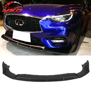 Pour Infiniti QX30 2017-2019, Spoiler de pare-chocs avant de style IKON, non peint, noir, PP, kit carrosserie de haute qualité - Product Image 1