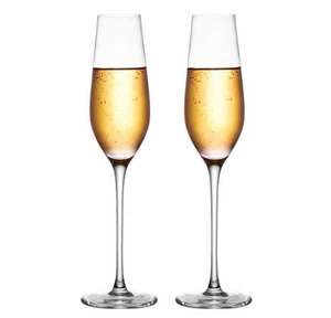 En gros Sans Plomb Moderne Élégant Cristal Personnaliser Flûtes À Champagne En Verre Cadeau pour Mariage - Product Image 1