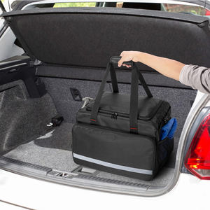 Grote Duurzame Polyester Draagtas Met Afneembare Verdeler Auto Kofferbak Opberger Met Detaillering Reinigingsaanbod Gemaakt Duurzaam - Product Image 2