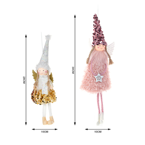 Nuovi Arrivi 2026: Ciondoli Personalizzati a Forma di Angelo, Decorazioni per Albero di Natale e Palline Ornamentali per Addobbi Festivi - Product Image 3