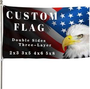 Vente en gros de drapeaux nationaux <span class=keywords><strong>du</strong></span> <span class=keywords><strong>monde</strong></span> imprimés en polyester 100% de 3x5 pieds Impression numérique portable pour les utilisateurs finaux cibles d'assurance - Product Image 2