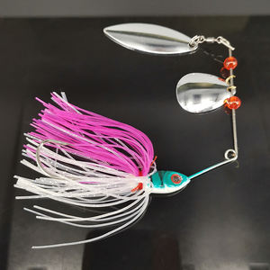 Histar OEM เหยื่อสปินเนอร์แบบมีเคราสำหรับผู้ชาย, เหยื่อตกปลาน้ำจืดตะขอหัวโลหะสำหรับตกปลา - Product Image 4