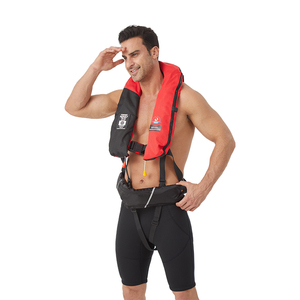 Rouge Noir Couleur 150N/275N Adulte Manuel Aide Automatique Voile <span class=keywords><strong>Kayak</strong></span> Canoë Pêche <span class=keywords><strong>Gilet</strong></span> De <span class=keywords><strong>Sauvetage</strong></span> Gonflable <span class=keywords><strong>Gilet</strong></span> - Product Image 2