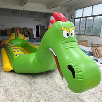 Bateau gonflable double tube, bateau banane, poisson volant, bateau dinosaure tractable pour les sports nautiques