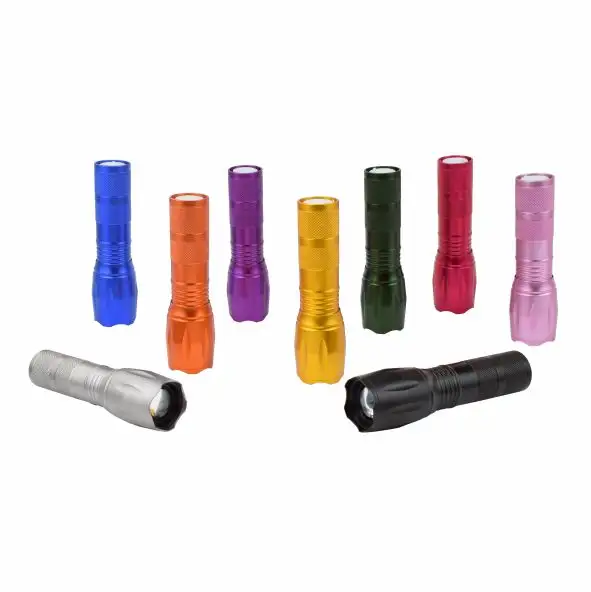 Manufacturer 200LM Aluminum Small Torch Light MIni Tiny Pocket LED Flashlight With SOS Function