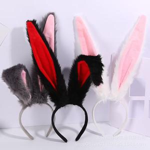 Diadema con Orejas de Conejo de Felpa para Adultos, Accesorios PARA EL Cabello de Lolita, <span class=keywords><strong>Lo</strong></span> Niang KC Beast, Novedad, Venta Al por Mayor - Product Image 1