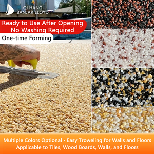 Minida Multi-color Durable Waterproof <b>Resin</b> Washed <b>Stone</b> Made in QIHANG for Indoor Floor and Wall Decoration - Product Image 3