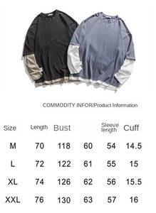 <span class=keywords><strong>Camicia</strong></span> Casual da uomo in <span class=keywords><strong>stile</strong></span> <span class=keywords><strong>giapponese</strong></span> a due pezzi in maglia tinta unita alla moda Design a Base vuota all'inizio dell'autunno - Product Image 6