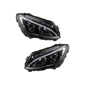 Faro <span class=keywords><strong>Anteriore</strong></span> LED <span class=keywords><strong>Sinistro</strong></span> e Destro per Classe C W205 2015-2018, Lampadina D1S, Nuovo Modello 2059067303 - Product Image 1