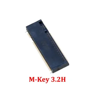 M.2 Verbinder 67P M TÜTEL NGFF Schnittstelle Sockel SSD Sockel H=2.3/3.2/4.2/4.8/6.7/8.5 M.2 SSD-Schlitz NGFF Sockel
