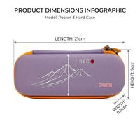 Custodia Premium 900D in EVA per Pocket 3, Borsa Protettiva Impermeabile Eco-Friendly, OEM ODM, Logo Personalizzato, Etichetta Privata, Fornitura Diretta dalla Fabbrica