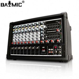 Mezclador de Audio Digital Profesional OEM de 6, 8, 10 y 12 Canales con Amplificador de Potencia para DJ, Hogar, KTV y Espectáculos - Product Image 4
