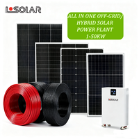 Kit complet de système solaire résidentiel 8-20 kW avec onduleur hybride Deye 230Vac et stockage de batterie 48Vdc, fourni par l'usine