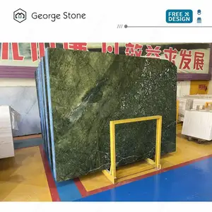 Chinês fábrica de mármore pura natural pedra de mármore verde danton