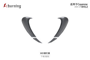 Para Porsche Cayenne 2024 2025 2026 9Y0.2, <span class=keywords><strong>Cejas</strong></span> <span class=keywords><strong>de</strong></span> Faro MSY Mejoradas <span class=keywords><strong>de</strong></span> Fibra <span class=keywords><strong>de</strong></span> Carbono Seca - Product Image 2