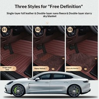 Tapis de sol de voiture en cuir de luxe pour X1/X3/X4/X5, séries 5/3/4, série 7, 530Li/525Li/320Li OLIVER, ensemble complet