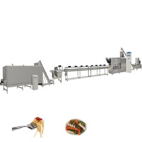 Machine de fabrication de pâtes macaroni 300 kg/h Machine de ligne de pâte végétale spaghetti et macaroni avec machine à emballer