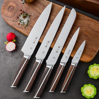 Couteau de chef de haute qualité, outils de cuisine, couteaux de cuisine avec manche en bois de wengé