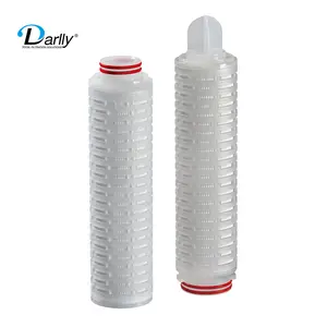 10 Inch 5 Micron Polypropylene Material Industrial PP Pleated Filter Cartridges Coating Fluid Oil Chemical Paints Filtration