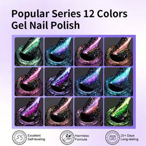 Smalto Gel per Unghie R S <span class=keywords><strong>Nail</strong></span> 9D Effetto Occhio di Gatto, Colori Classici Effetto Camaleonte Magico Galassia, Smalto Semipermanente per <span class=keywords><strong>Nail</strong></span> Art, Gel Magnetico Occhio di Gatto - Product Image 4