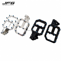 Repose-pieds en alliage d'aluminium JFG, pédales en T, tout-terrain, vélo électrique, larges, antidérapants, logo laser pour Surron Ultra Bee