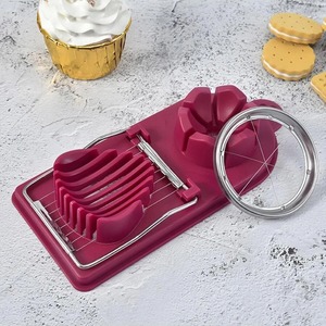 Multifunctional PP Base egg cutter 2-in-1 stainless steel wire pull egg cutter for hanging high-quality <b>kitchen</b> <b>accessory</b> tools - Product Image 5