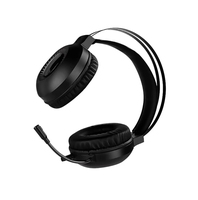 Casque Gaming Filaire Stéréo RGB 7 Couleurs Respirantes HiFi Basses pour PC, Ordinateur, Casque de Jeu Personnalisable avec Micro