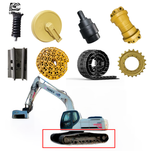 Piezas de tren de rodaje de excavadora, conjunto de cadena de pista para <span class=keywords><strong>Terex</strong></span> TC48/TC50/TC60/TC75/TC85/almohadillas de enlace de pista y Zapata de pista - Product Image 2