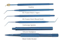 MedLabPlus Instruments chirurgicaux ophtalmiques en titane réutilisables de haute qualité, ensemble de 21 pièces pour la chirurgie de la cataracte avec garantie de 12 mois