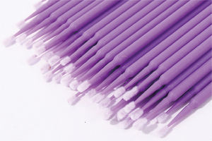 Fournitures de Mini-applicateur de Micro-brosse, baguettes dentaires en microfibre, brosses à Mascara pâle - Product Image 4