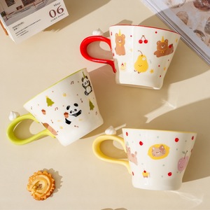 Lelyi eco-friendly porcellana ceramica tazza cartone animato animale Graffiti Design per ufficio ragazze <span class=keywords><strong>caffè</strong></span> acqua potabile tazze <span class=keywords><strong>nome</strong></span> del prodotto - Product Image 4
