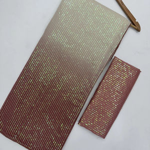 Chemisier de qualité supérieure avec broderie de paillettes sur l'ensemble du travail Nouveau design de lancement en soie pour les occasions de fête - Product Image 1