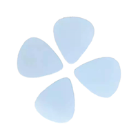 Vente en gros des meilleurs médiators de guitare blancs 0.46mm Matériau celluloïd Variété vierge Instruments à cordes Pièces Accessoires