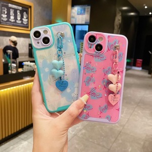 Funda para <span class=keywords><strong>iPhone</strong></span> 16 15 14 Pro Max - Carcasa con Cordón de Corazón Lindo - Protector de Silicona Antigolpes - Product Image 4