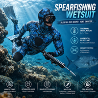 Combinaison de plongée en néoprène camouflage pour la pêche au harpon, la chasse sur les récifs et la plongée libre, vente en gros