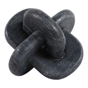 Scultura a nodo in marmo per l'arredamento del soggiorno, decorazione da tavolo per bagno, ufficio, mensola, ingresso, consolle. - Product Image 2