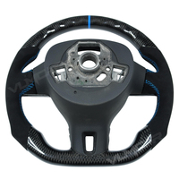 Volant de voiture en fibre de carbone personnalisé pour VW Volkswagen Jetta Passat CC Golf MK6