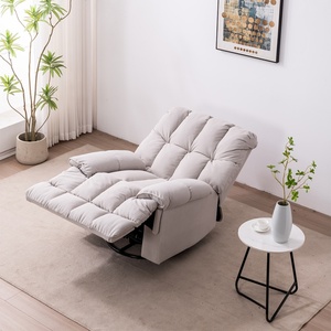 Sillón reclinable moderno ecológico de tela de terciopelo, diseño ergonómico, sofá seccional certificado de calidad para sala de estar - Product Image 4